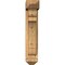 Ekena Millwork Olympic Arts and Crafts Smooth Bracket w/ Offset Brace, Western Red Cedar, 5 1/2"W x 16"D x 28"H BKT0604X16X28OLY03SWR - alternate 3